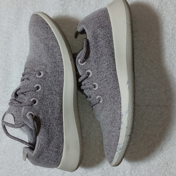Allbirds WR Wool Runner Light Gray Running Shoes Size 9 Women's - Picture 3 of 9